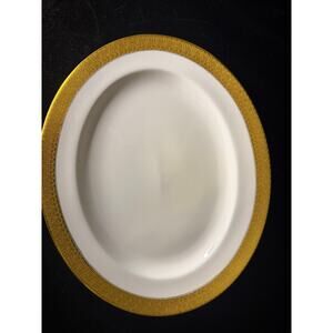 Royal Crown Derby St. George 13” Oval Platter  English Bone China  A.1273